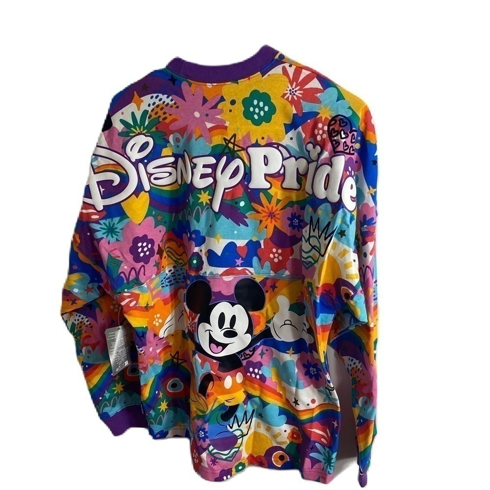 Disney Parks Pride Spirit Jersey NEW XS Colorful Rainbow LGBTQ Mickey Mouse